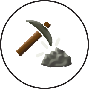 Gold mine icon